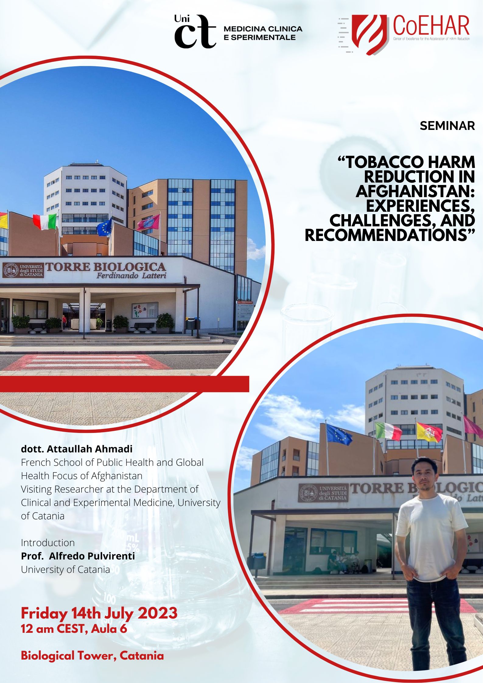 Scopri di più sull'articolo Nuovo seminario al CoEHAR su Tobacco harm reduction in Afghanistan