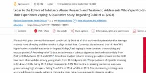 vaping substance abuse
