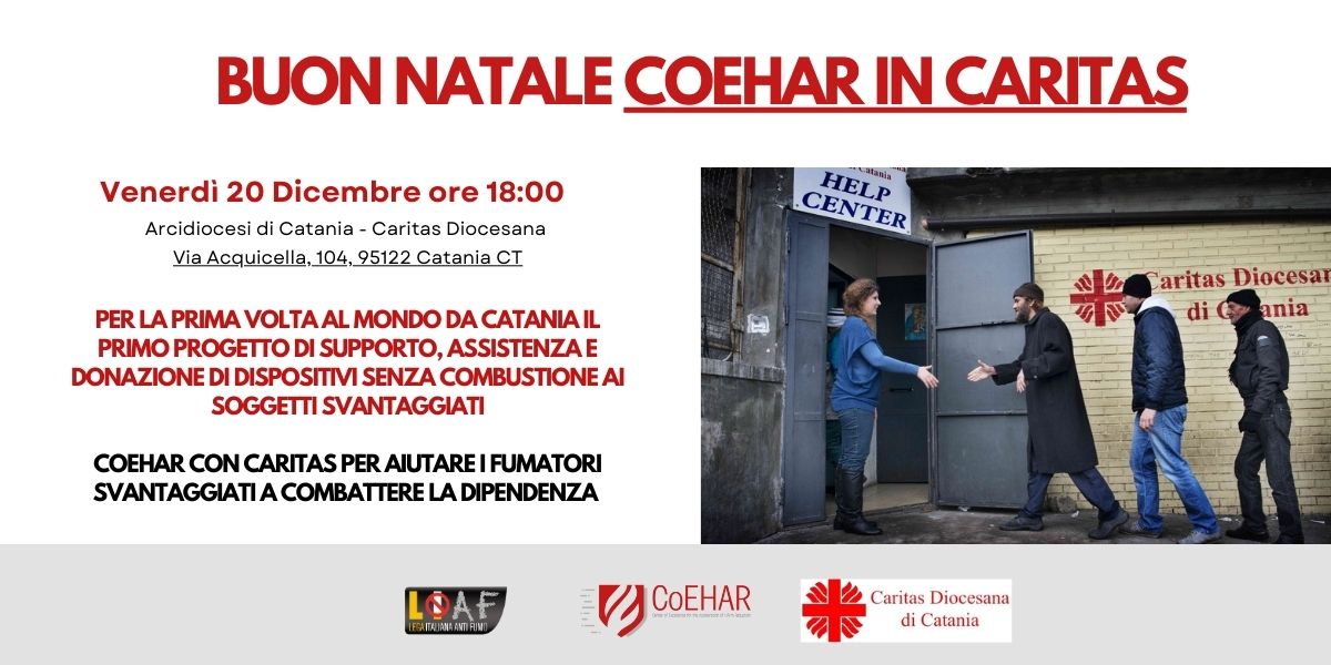 Scopri di più sull'articolo CoEHAR in Caritas: venerdì 20 dicembre
