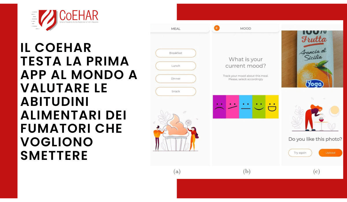Scopri di più sull'articolo CoEHAR testa la prima app al mondo per le abitudini alimentari dei fumatori che vogliono smettere