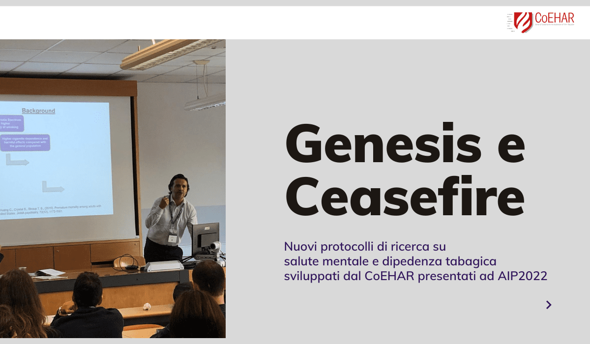 Scopri di più sull'articolo Genesis e Ceasefire: i nuovi protocolli CoEHAR ad AIP2022