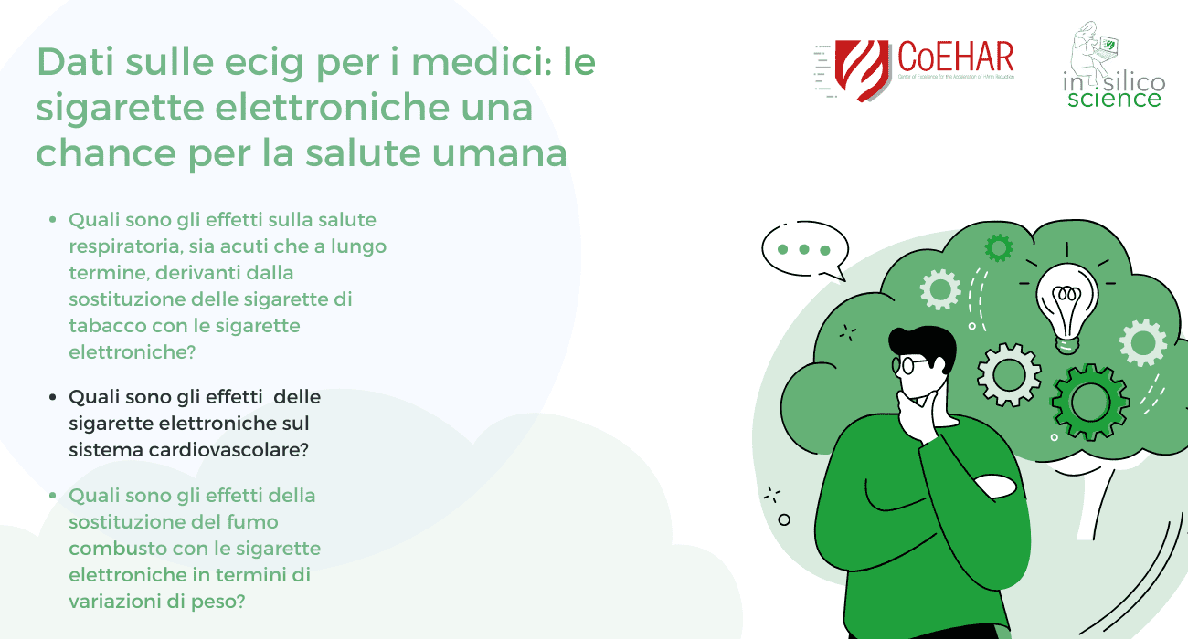 Scopri di più sull'articolo ￼Dati sulle ecig per i medici: le elettroniche una chance per la salute umana
