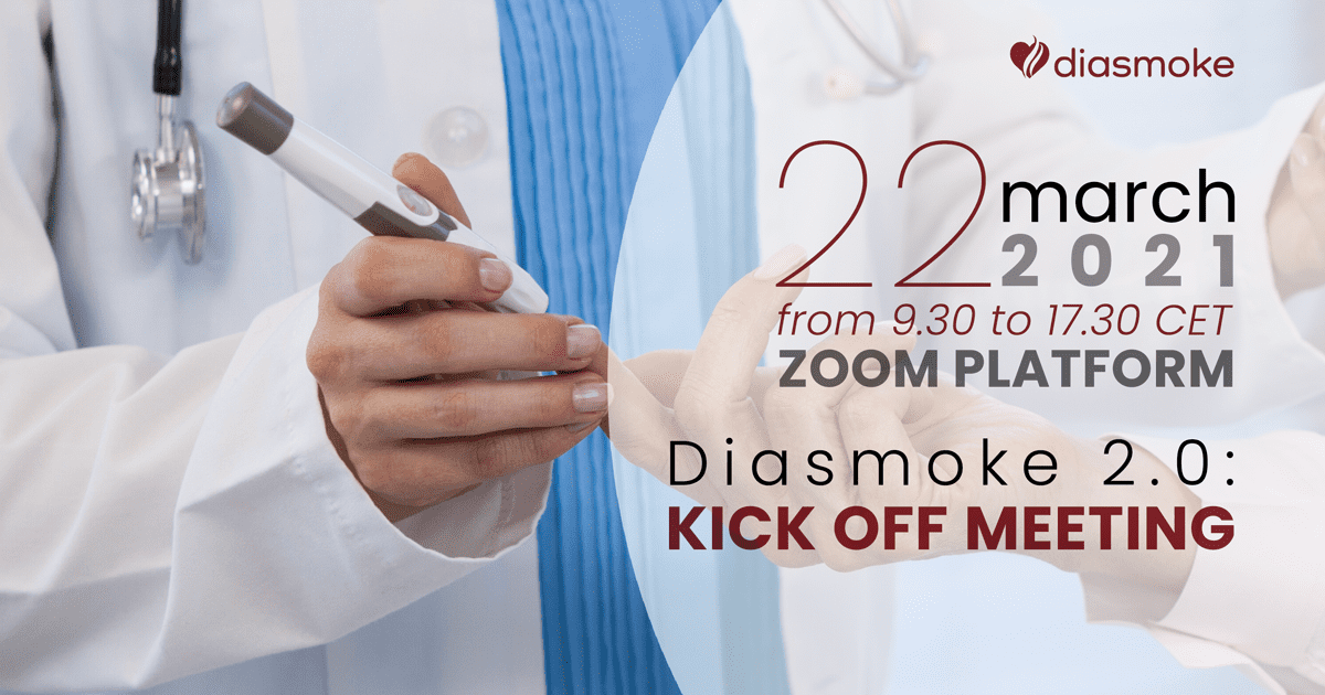 Scopri di più sull'articolo Al CoEHAR il primo training internazionale del progetto “Diasmoke”, lo studio che fa smettere di fumare i pazienti diabetici