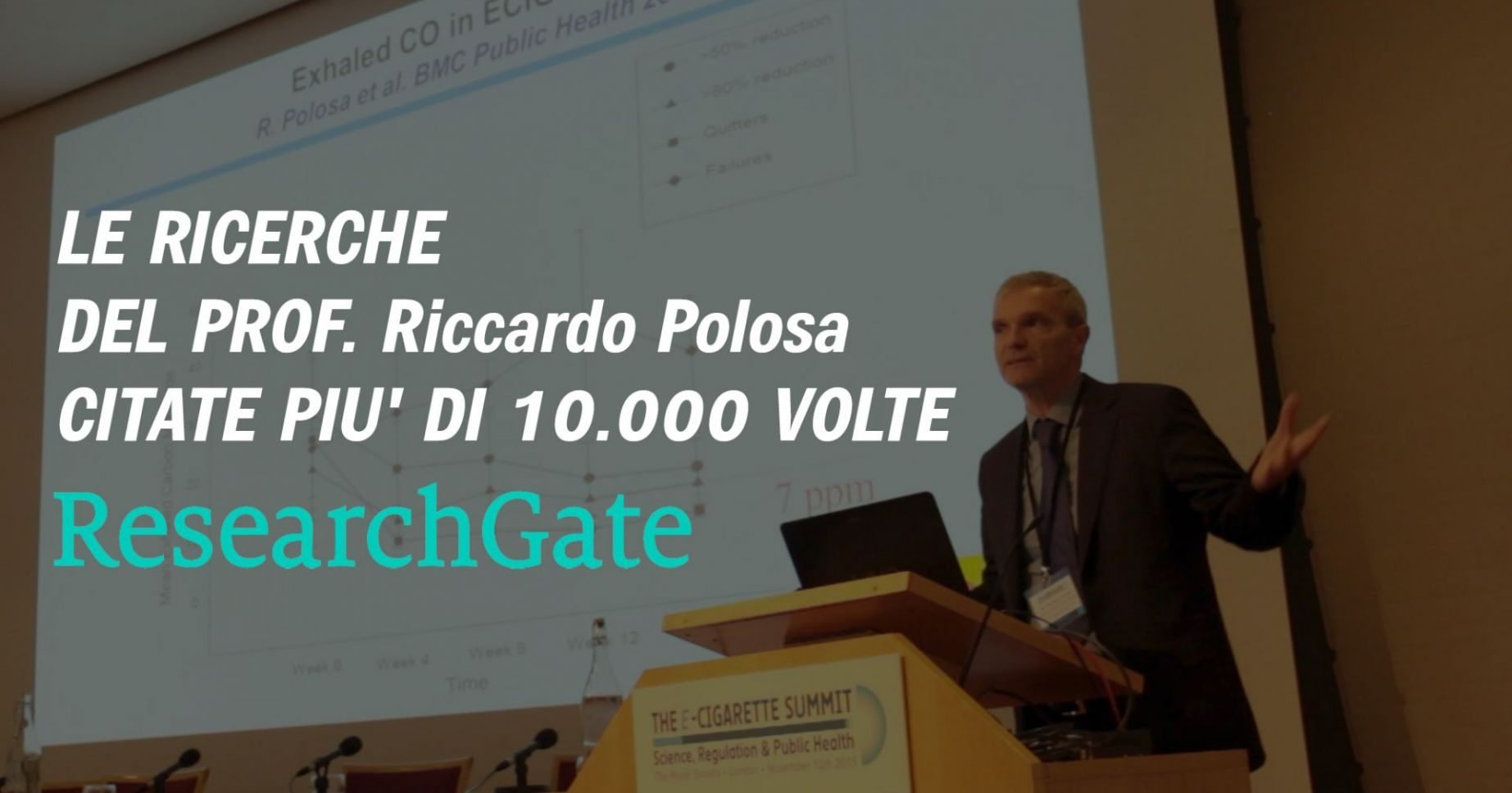 Scopri di più sull'articolo Gli studi di Polosa citati più di 10 mila volte dagli scienziati di tutto il mondo