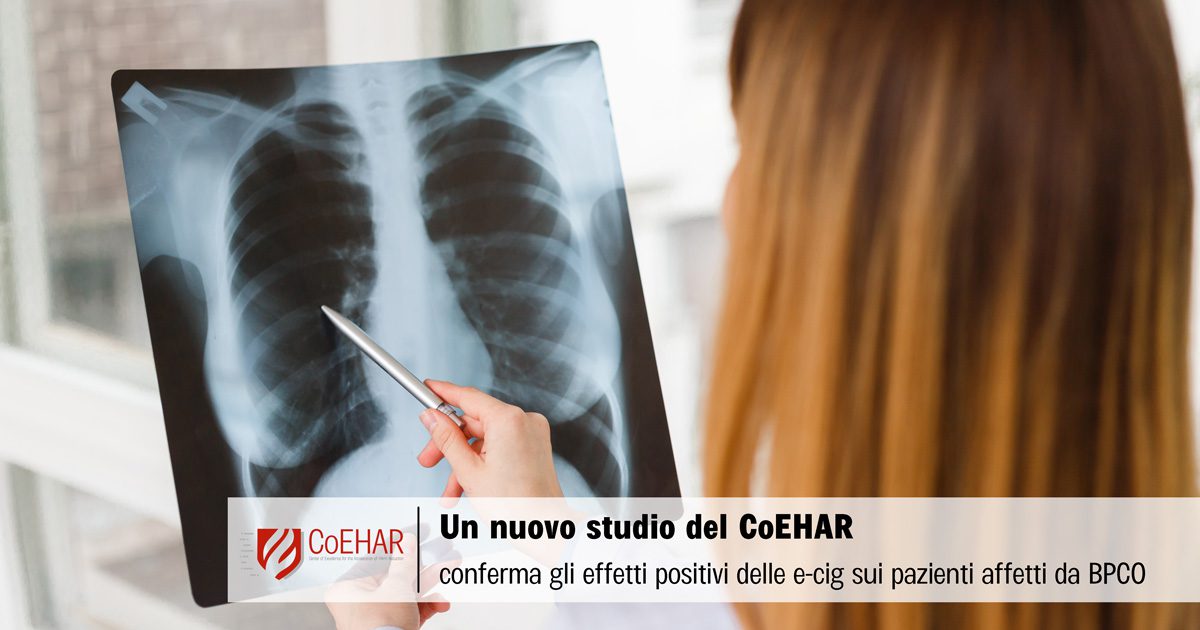 Scopri di più sull'articolo Un nuovo studio del CoEHAR conferma gli effetti positivi delle e-cig sui pazienti affetti da BPCO