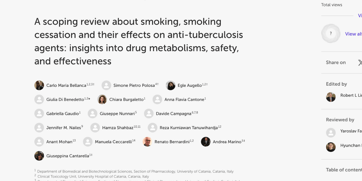 tubercolosi fumo